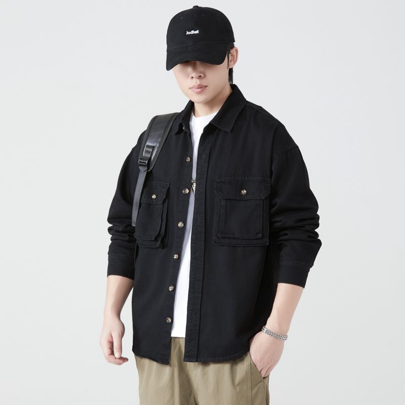 Men'S Fashion X - Pure Cotton Tooling Shirts Men Spring