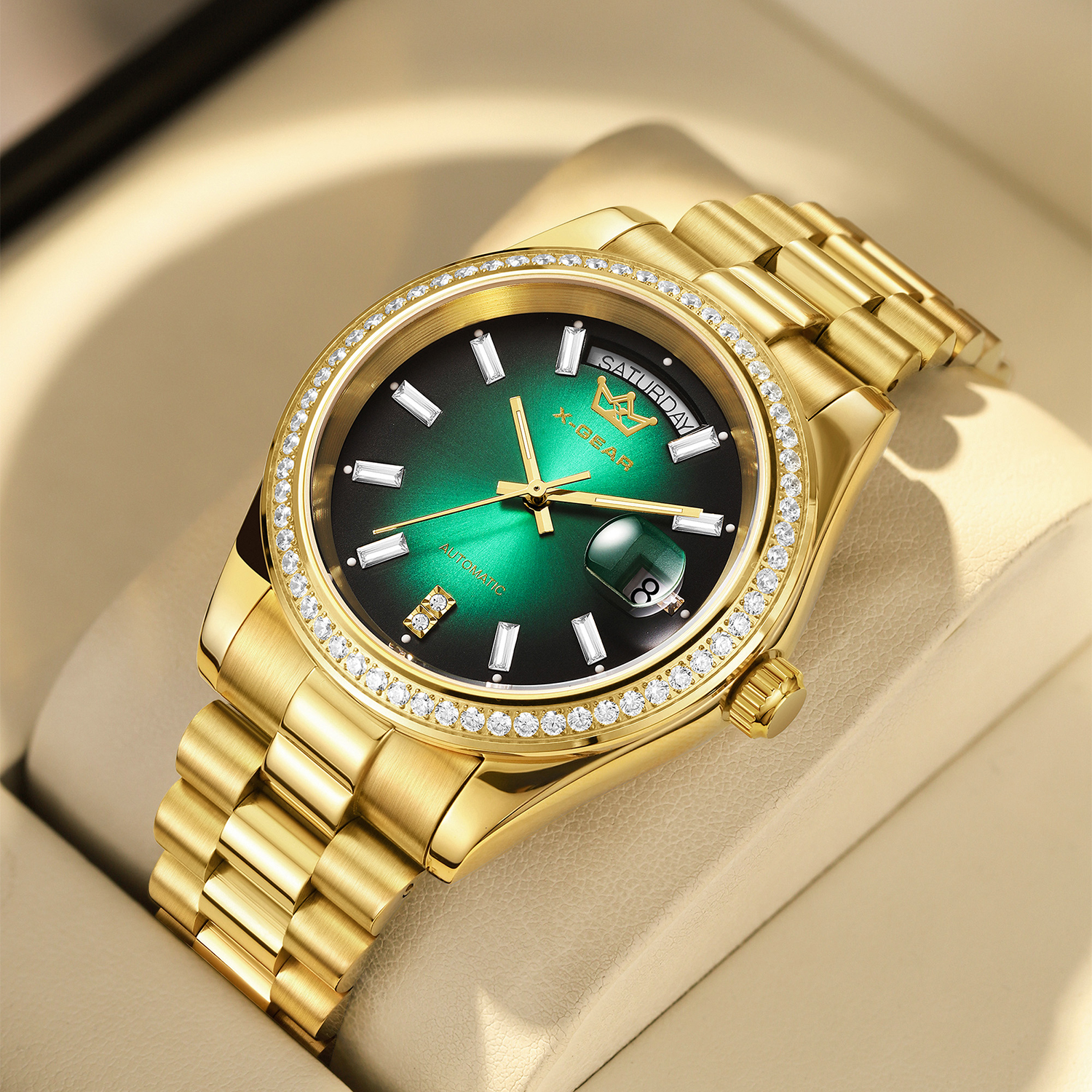 Men'S Fashion X - X-GEAR Men Luxury Watches Mechanical Watch