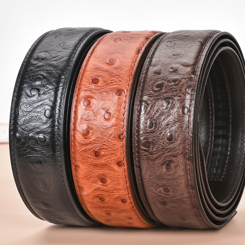 Leather Belt Braided - Belt, men's genuine leather without a