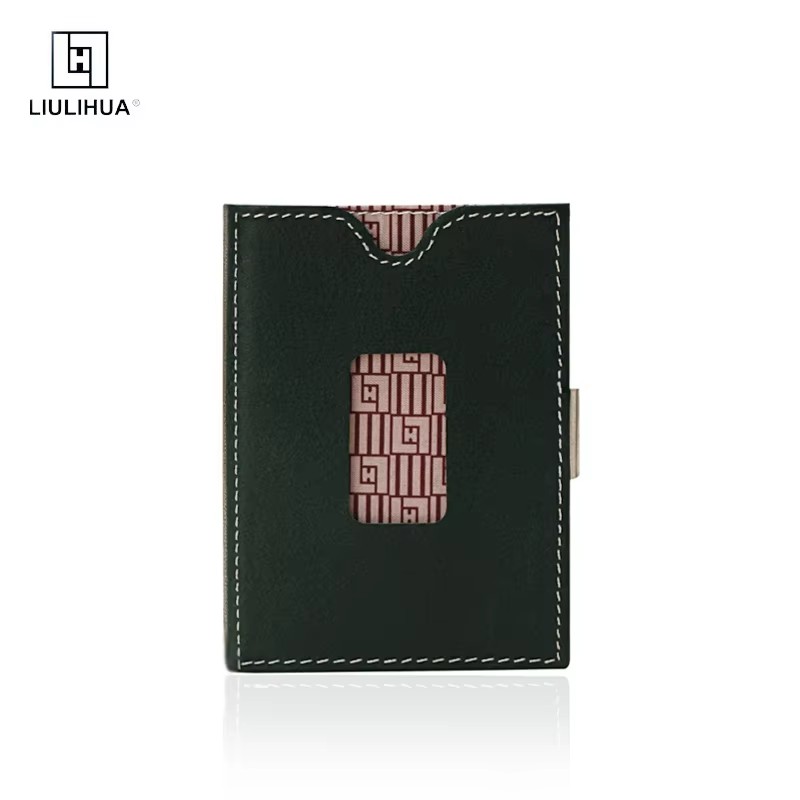 Fashion Men Vogue - LIULIHUA Genuine Leather Fashion Credit Card
