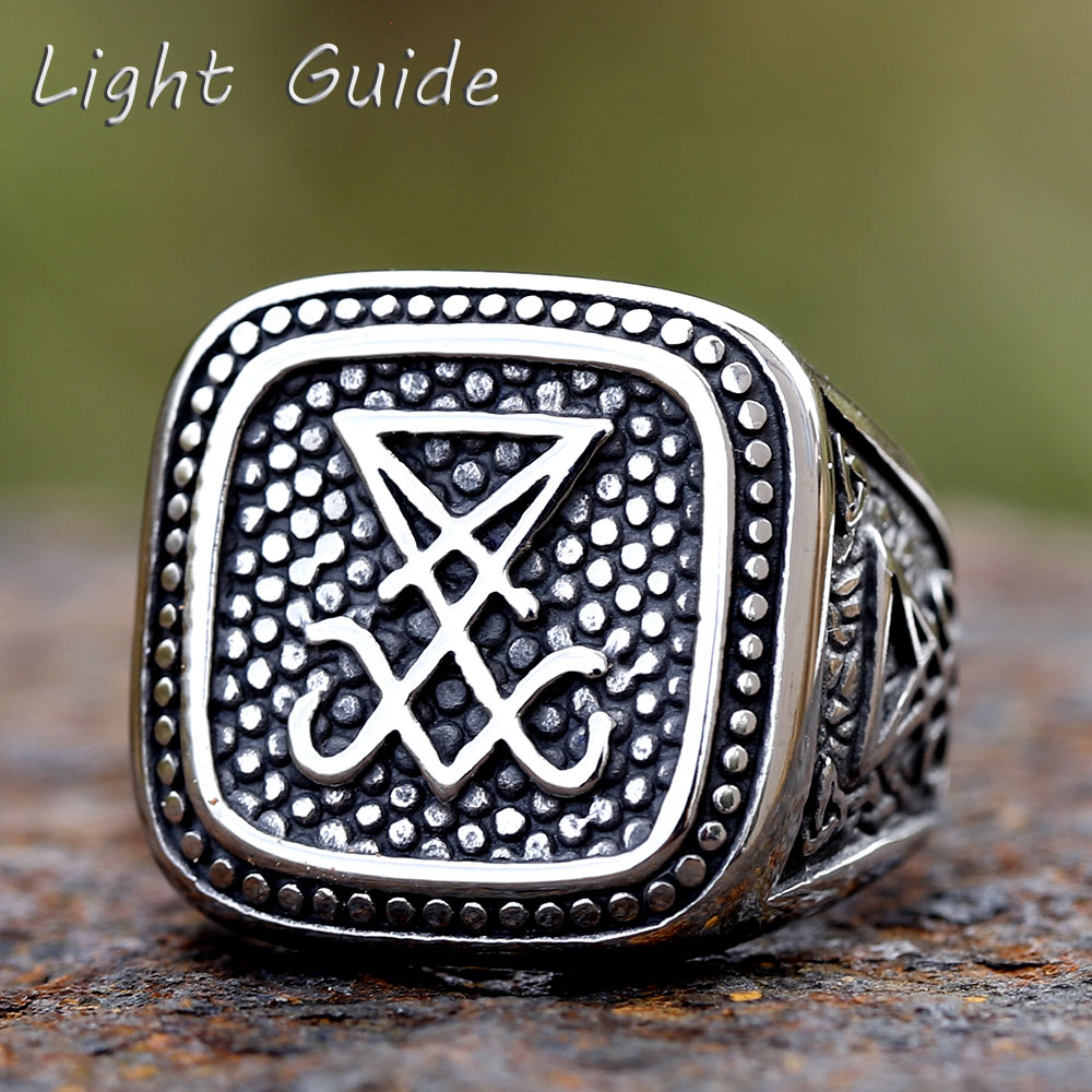 Men'S Fashion Guide - 2024 New Vintage Sigil Lucifer Rock