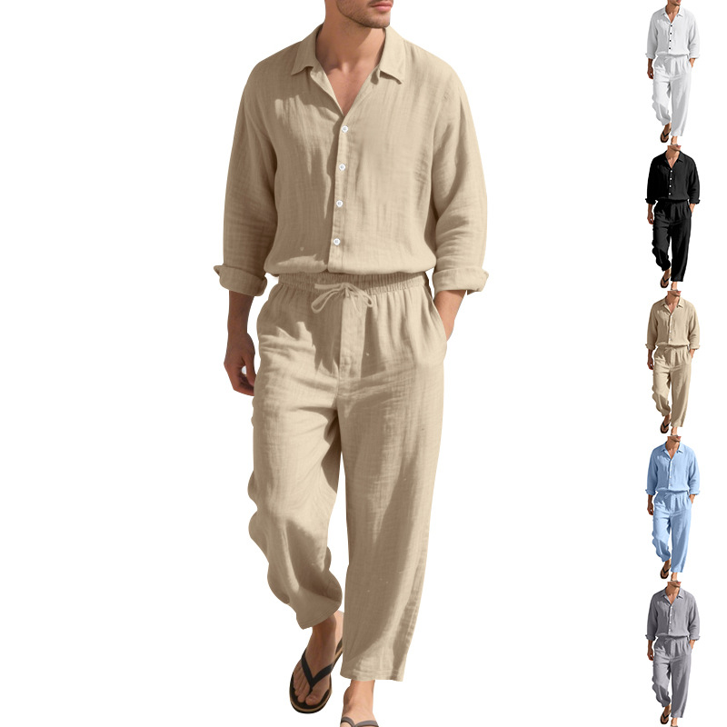 Men'S Fashion Essentials 2025 - 2025 Four Seasons Linen Men's Suit