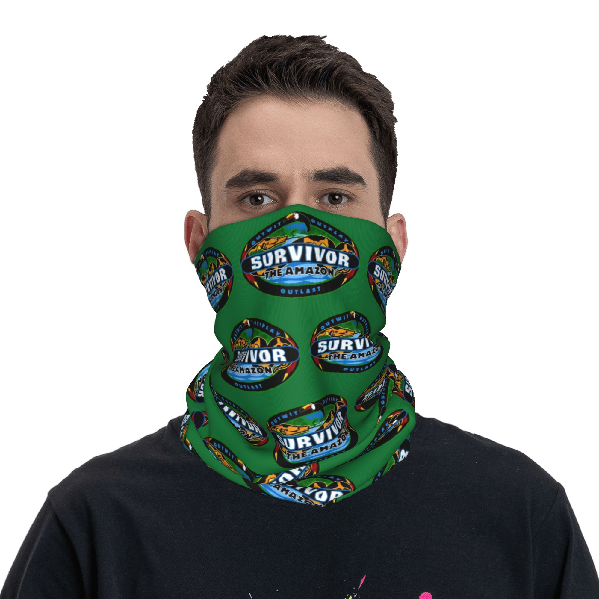 Amazon Men'S Fashion - S-Survivors Bandana Neck Cover Printed The