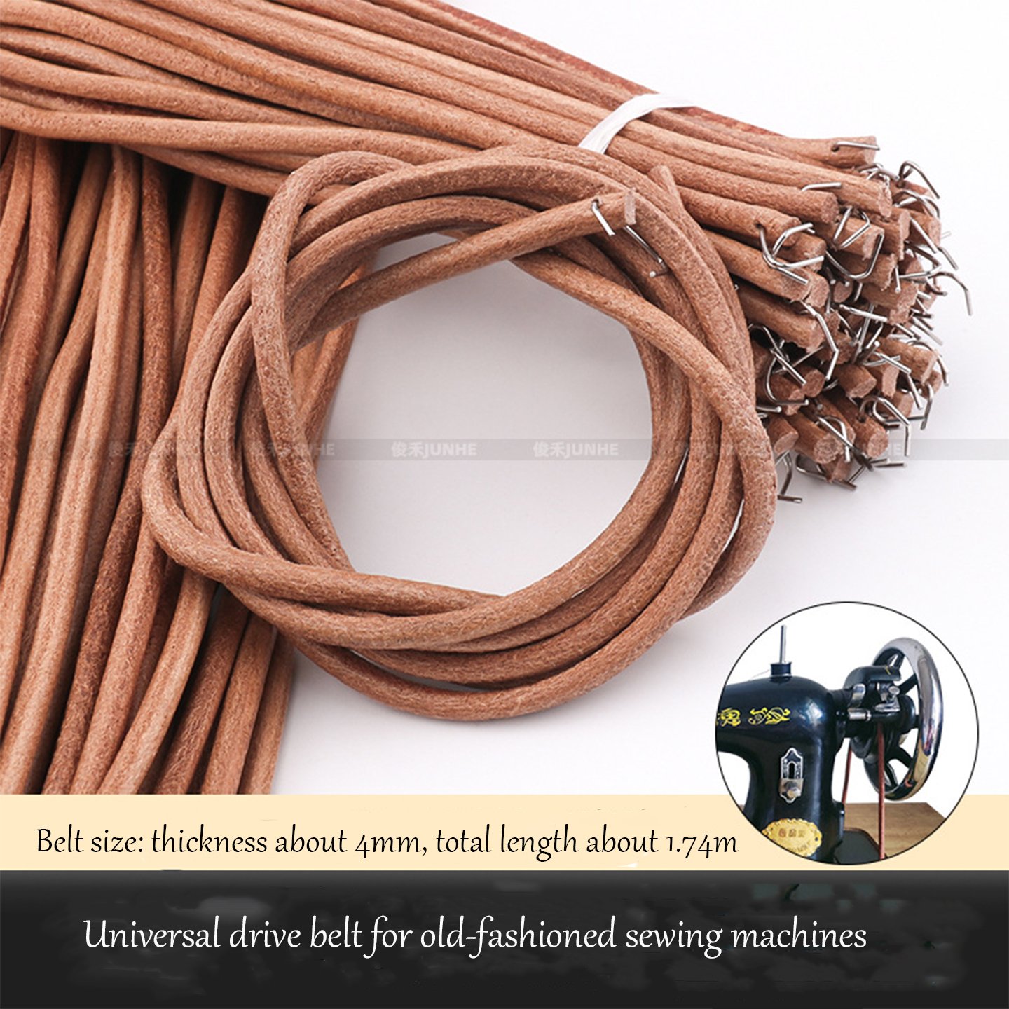 Leather Belt Braided - 1/3/5pcs 1.74mx4mm Universal Cowhide Durable Leather