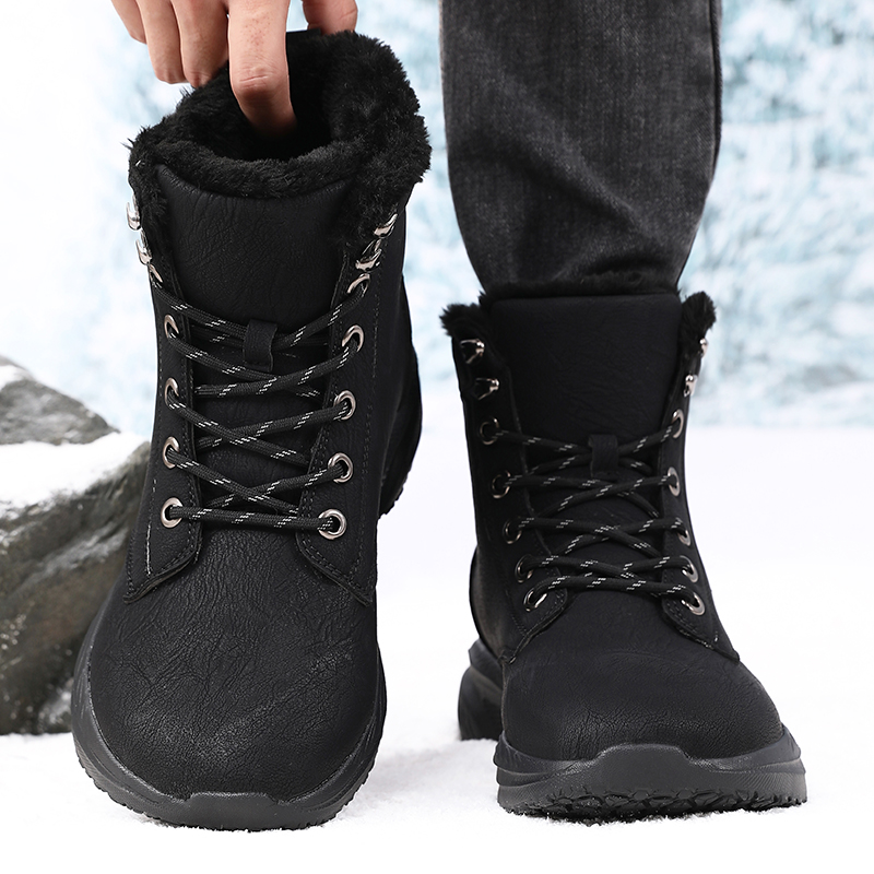 Men Winter Snow Boots for Wate - Men'S Fashion Hiking Boots reseña y precio
