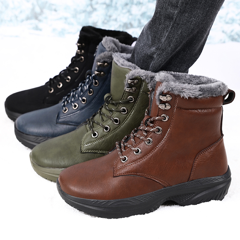 Men Winter Snow Boots for Wate - Men'S Fashion Hiking Boots reseña y precio