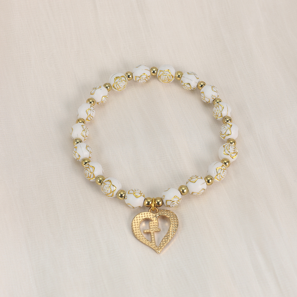Exquisite Heart shaped cross R - Fashion Men Vogue reseña y precio