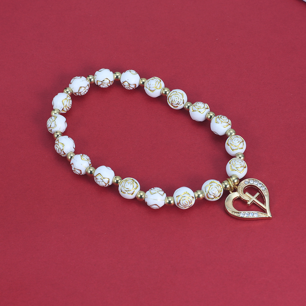 Exquisite Heart shaped cross R - Fashion Men Vogue reseña y precio