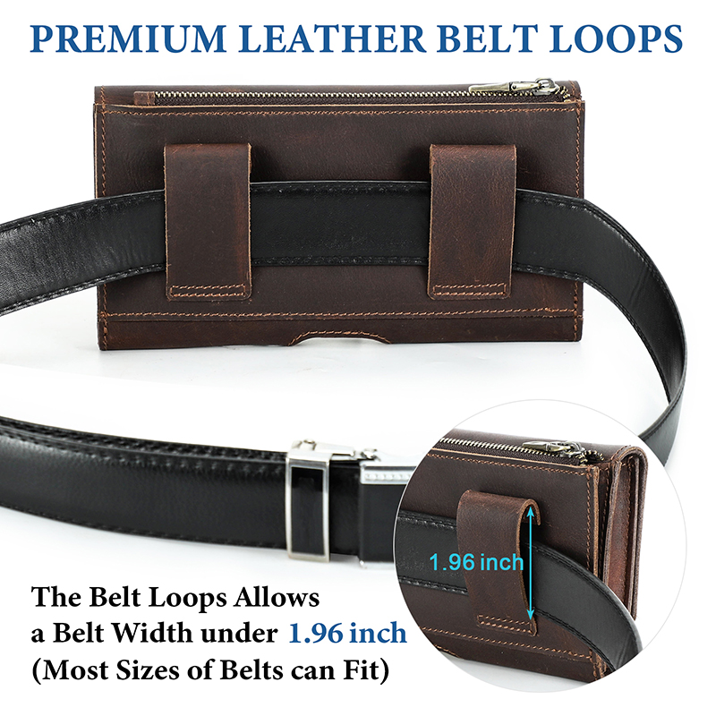 Cowhide Leather Waist Bag Phon - Leather Belt Braided reseña y precio