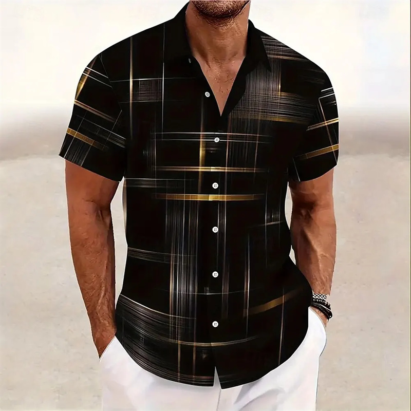 Amazon New 3D Geometric Grid P - Amazon Men'S Fashion reseña y precio