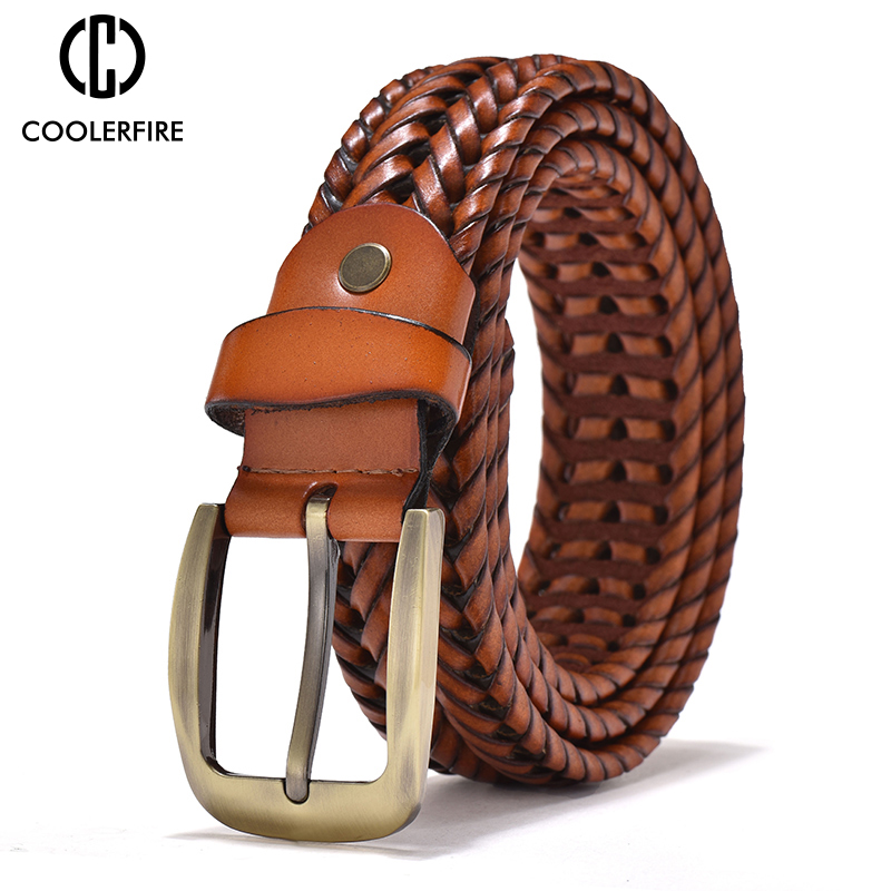 Men Genuine Leather Braided Be - Leather Belt Braided reseña y precio