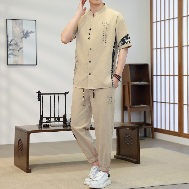Short Sleeves+Trousers 2026 Ne - Mens Fashion Casual 2026 reseña y precio