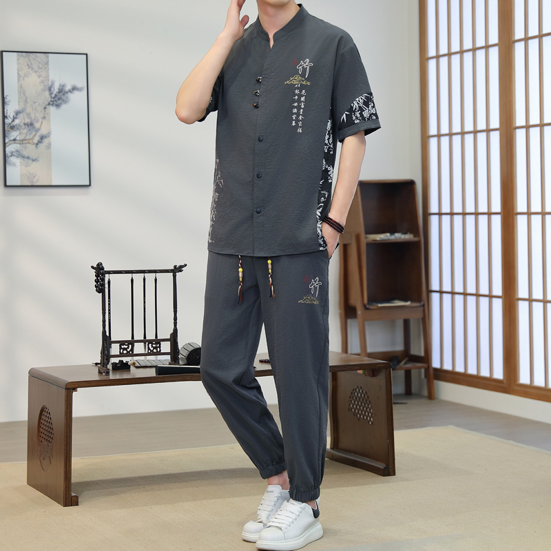 Short Sleeves+Trousers 2026 Ne - Mens Fashion Casual 2026 reseña y precio