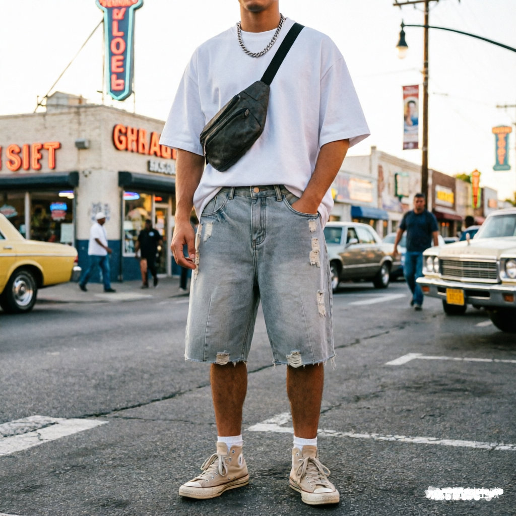 Summer Men's Casual Jeans Shor - Jeans Pants Fashion Men reseña y precio