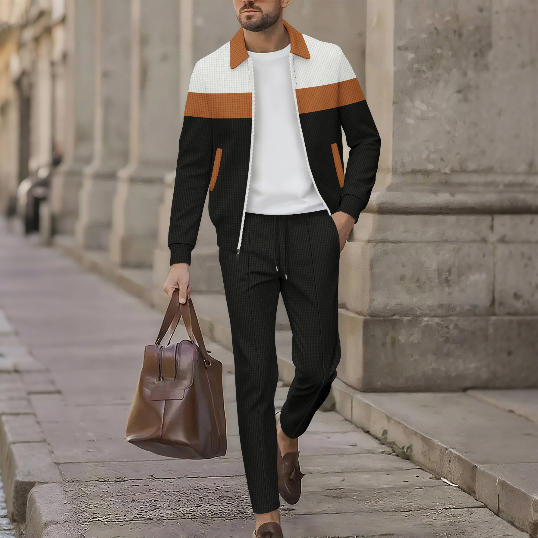 Men's Slim Fit Open Cardigan J - Jacket Mens Fashion reseña y precio