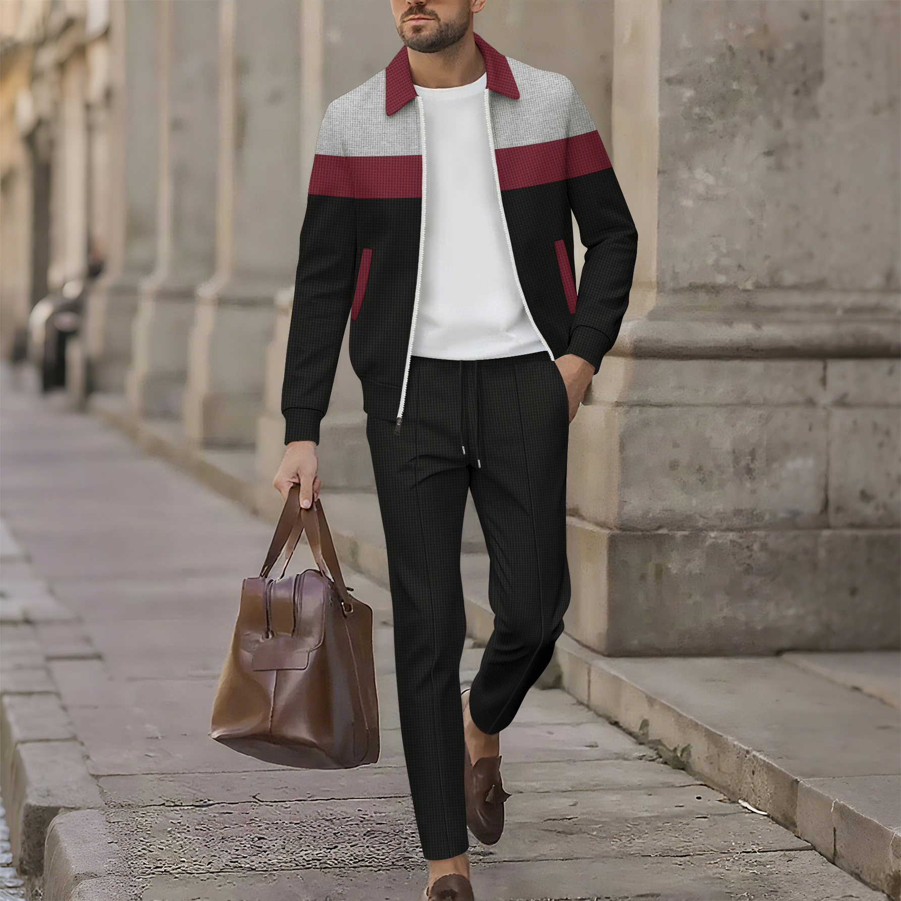 Men's Slim Fit Open Cardigan J - Jacket Mens Fashion reseña y precio