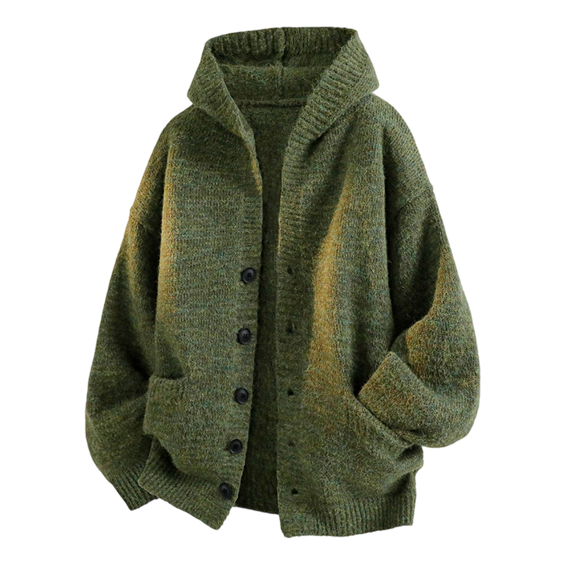 Men's Hooded Knit Cardigan But - Men'S Fashion V Neck Sweater reseña y precio