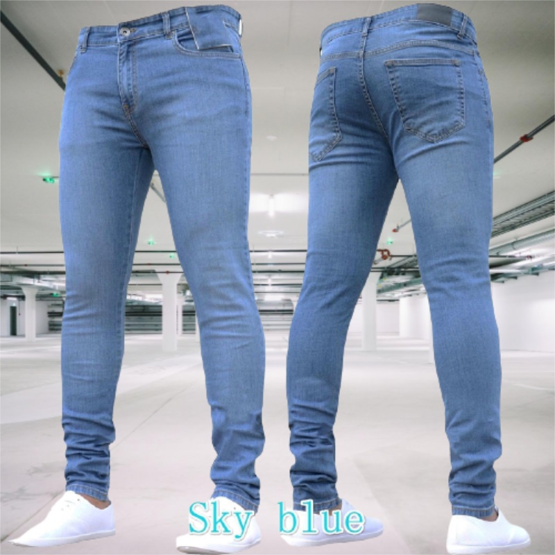 Men's Jeans Stretch Slim Fit T - Skinny Jeans Ripped reseña y precio