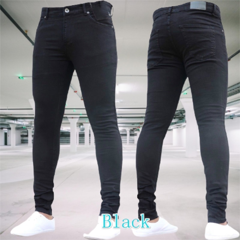 Men's Jeans Stretch Slim Fit T - Skinny Jeans Ripped reseña y precio
