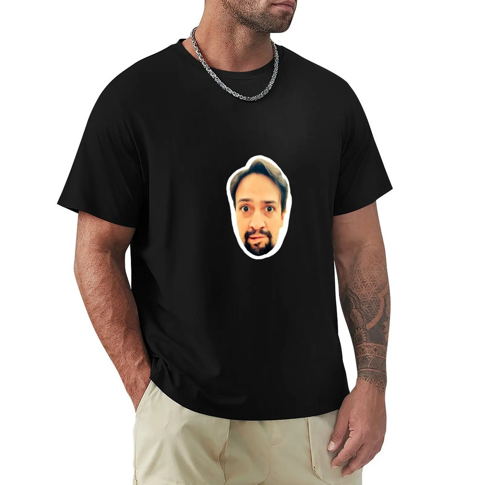 Lin-Manuel Miranda Face T-Shir - Men'S Fashion Essentials 2025 reseña y precio