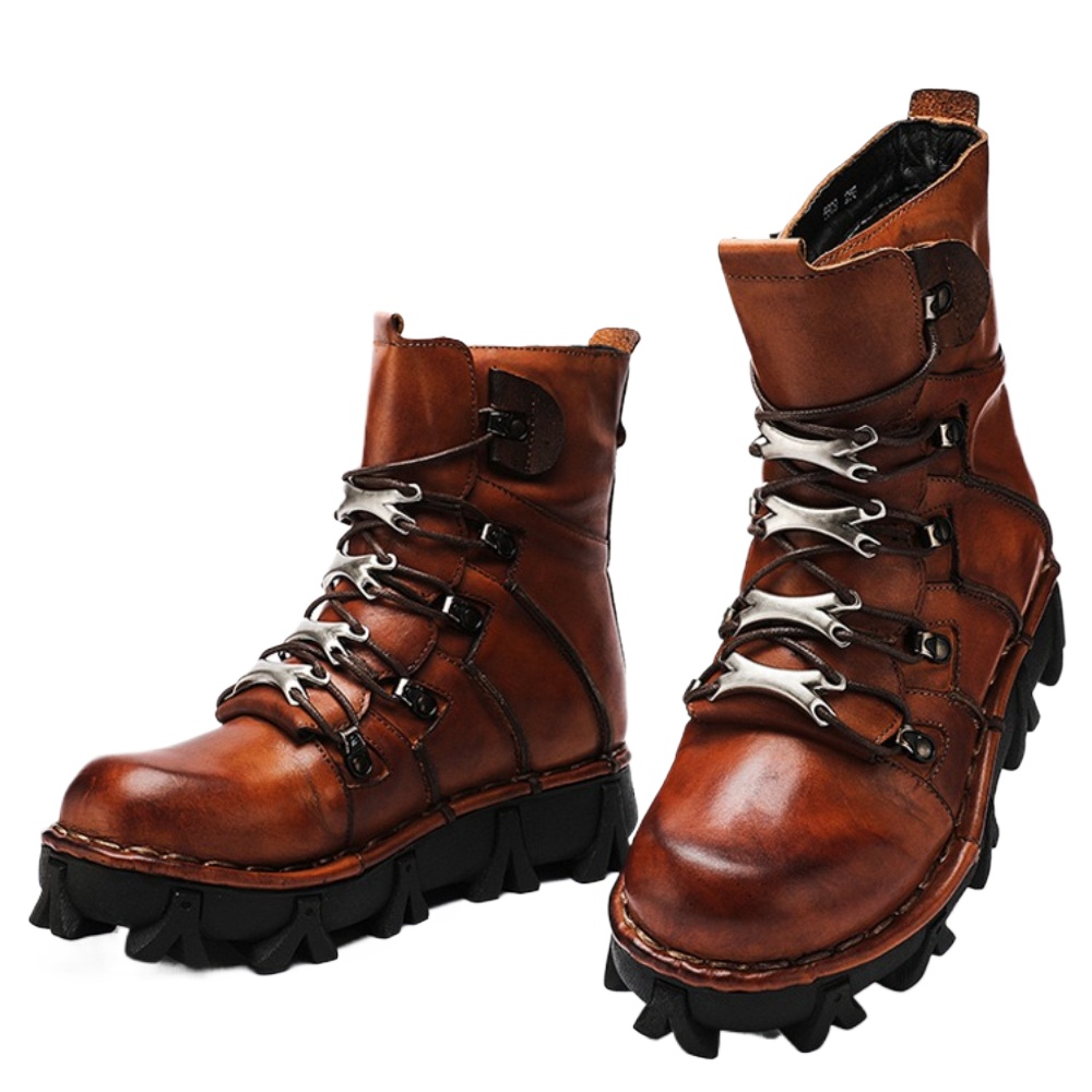 Fashion Men's Cowhide Genuine  - Men'S Fashion Hiking Boots reseña y precio
