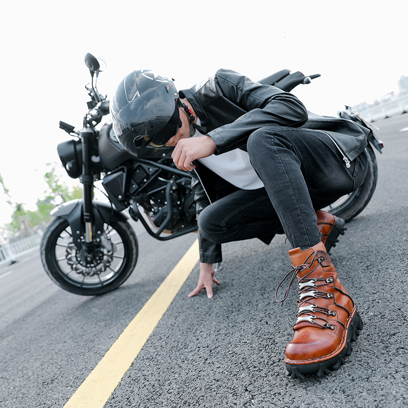 Fashion Men's Cowhide Genuine  - Men'S Fashion Hiking Boots reseña y precio