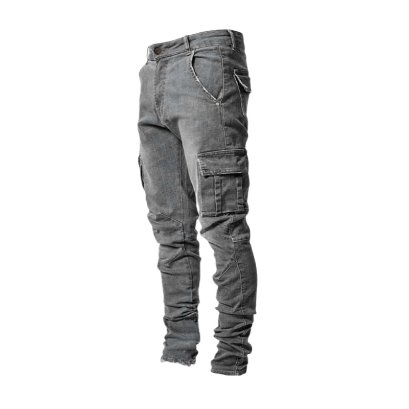 Autumn Winter New Men's Clothi - Skinny Jeans Ripped reseña y precio