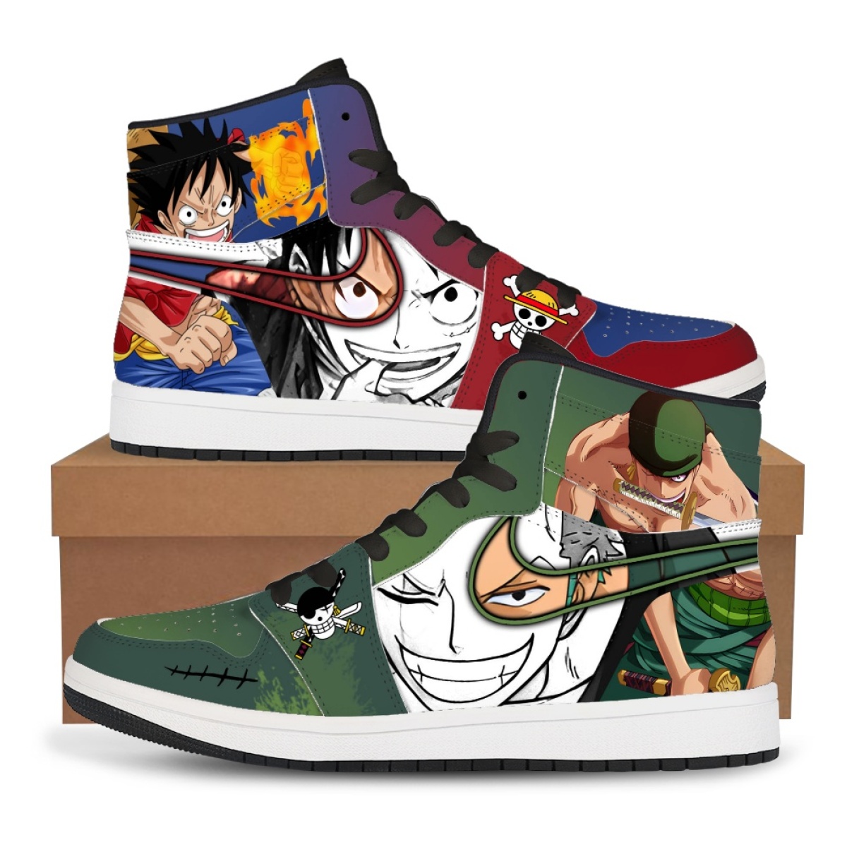 Anime One Piece Luffy Zoro Pri - Men'S Fashion X reseña y precio