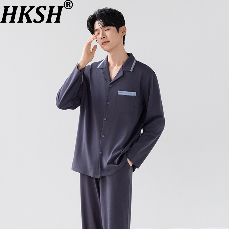HKSH Autumn Winter Men Tide Lo - Men Fashion Korean Style reseña y precio