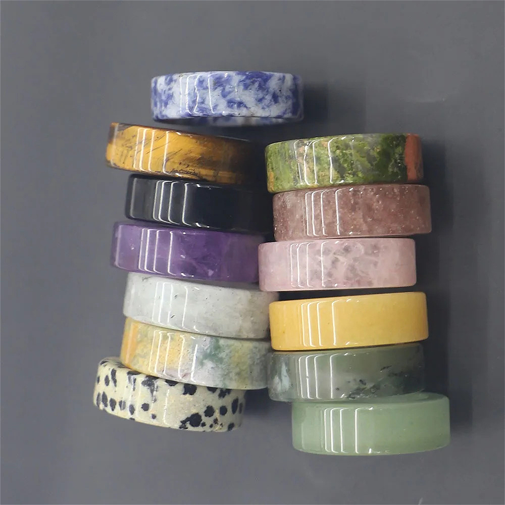 15 Colors 1PC Natural Stone Fl - Amazon Men'S Fashion reseña y precio