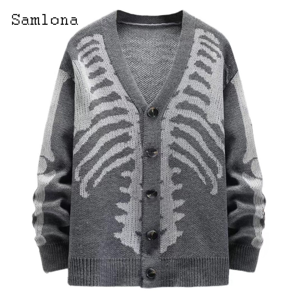 Plus Size Mens Casual Retro Kn - Men'S Fashion V Neck Sweater reseña y precio