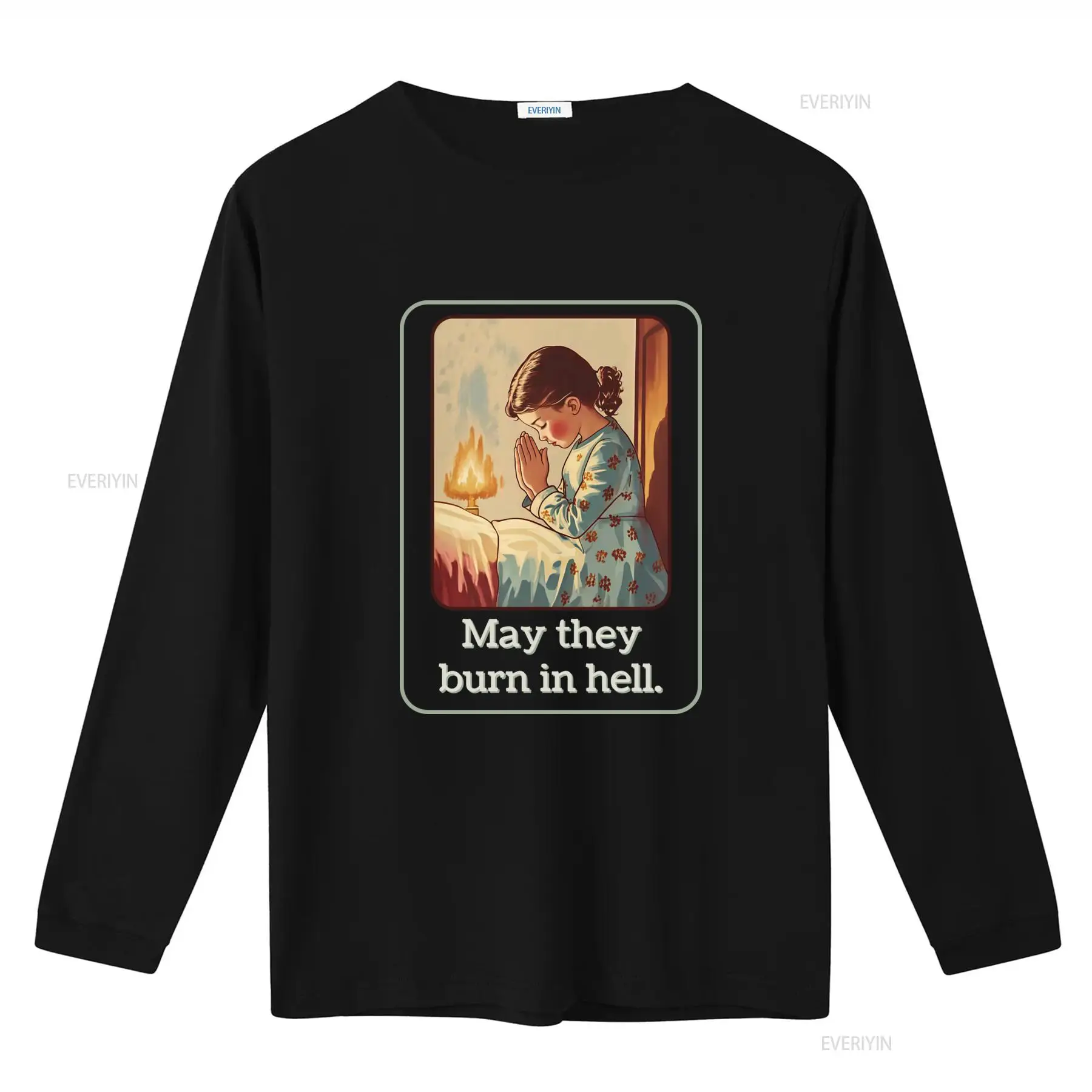 May They Burn In Hell T Shirt  - Mens Fashion In The 50S reseña y precio