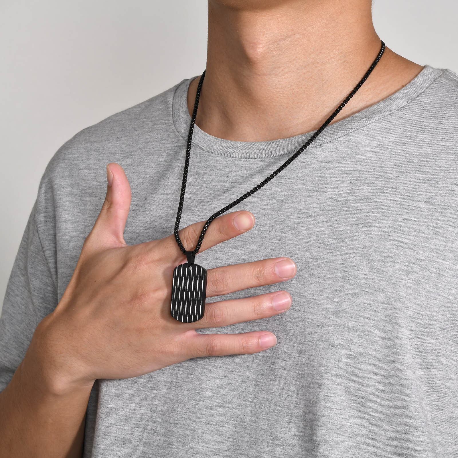 Mprainbow Mens Dog Tag Necklac - Mens Fashion In The 1920S reseña y precio