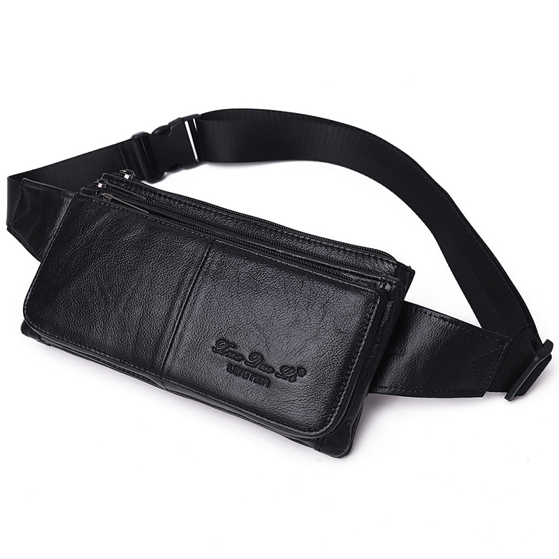 Men Waist Fanny Pack Belt Hip  - Leather Belt Braided reseña y precio