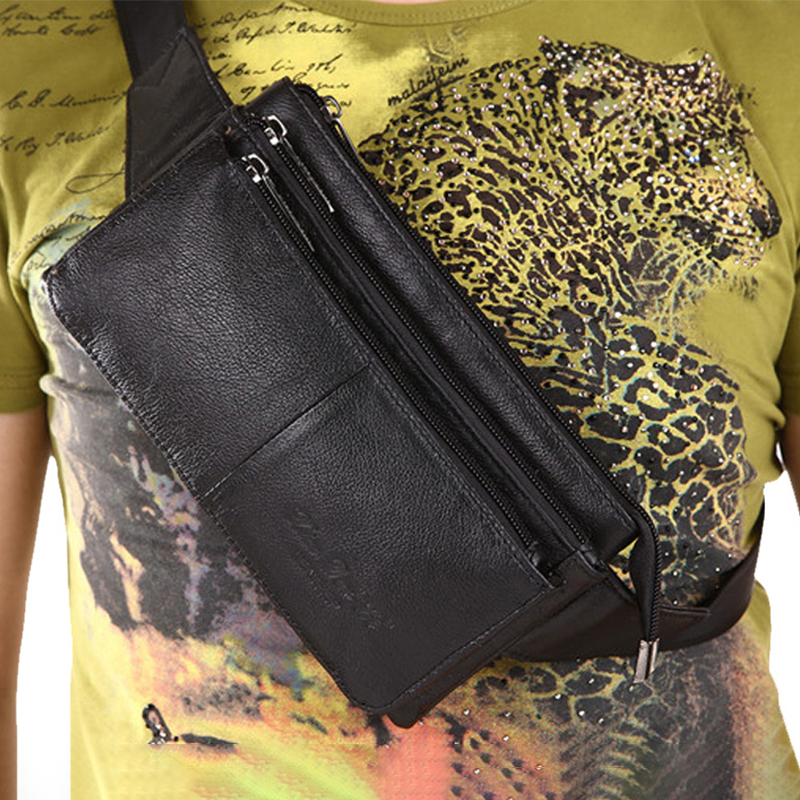 Men Waist Fanny Pack Belt Hip  - Leather Belt Braided reseña y precio
