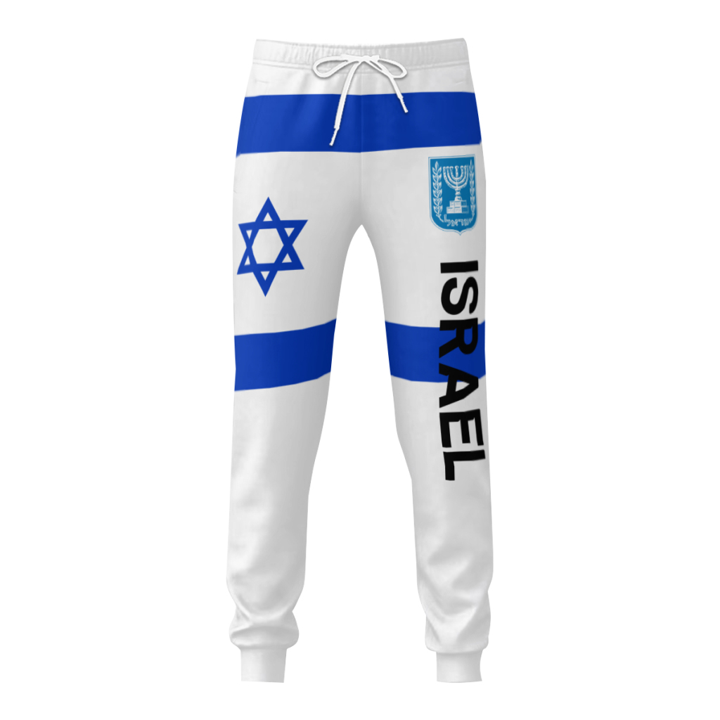 2025 Israel Flag Mens Sweatpan - Jogger Sweatpants Men reseña y precio