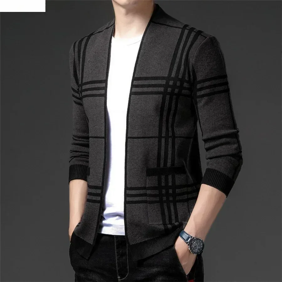 Men's Fashion Knitted Cardigan - Men'S Fashion V Neck Sweater reseña y precio