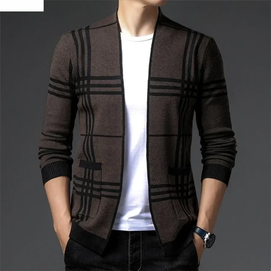 Men's Fashion Knitted Cardigan - Men'S Fashion V Neck Sweater reseña y precio