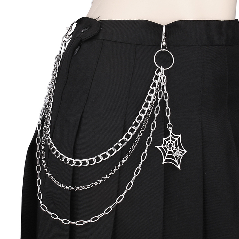 Fashion Punk Metal Pants Chain - Jeans Pants Fashion Men reseña y precio