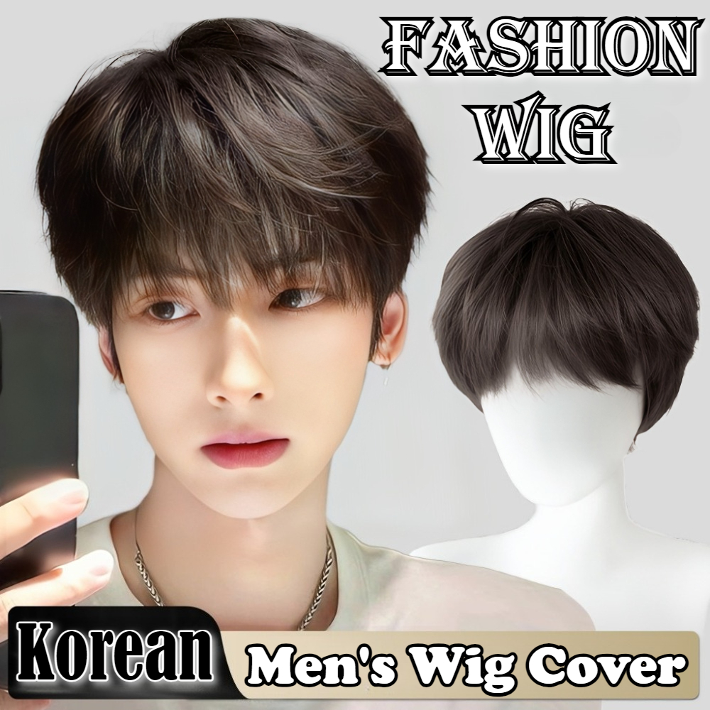Fashion Synthetic Straight Hai - Men Fashion Korean Style reseña y precio