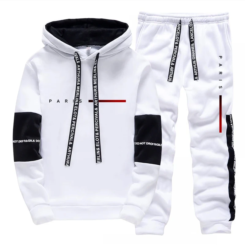 Paris Fashion Hoodie Streetwea - Jogger Sweatpants Men reseña y precio