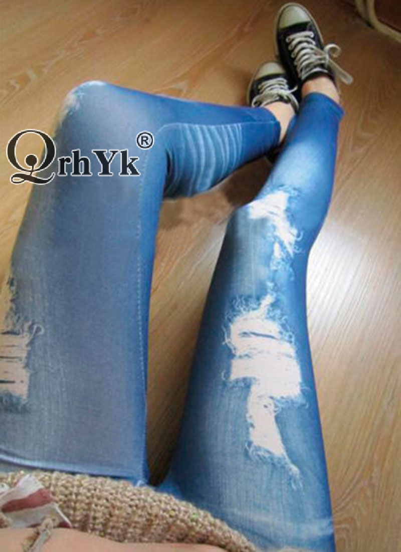 Women Ripped Denim Jean Look S - Skinny Jeans Ripped reseña y precio