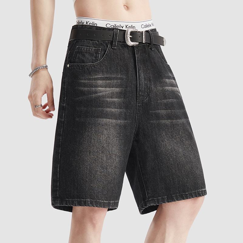 Summer Thin Black Denim Shorts - Jeans Pants Fashion Men reseña y precio
