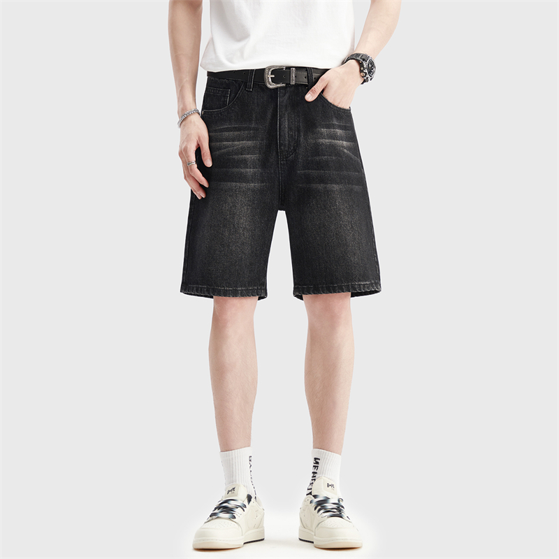 Summer Thin Black Denim Shorts - Jeans Pants Fashion Men reseña y precio