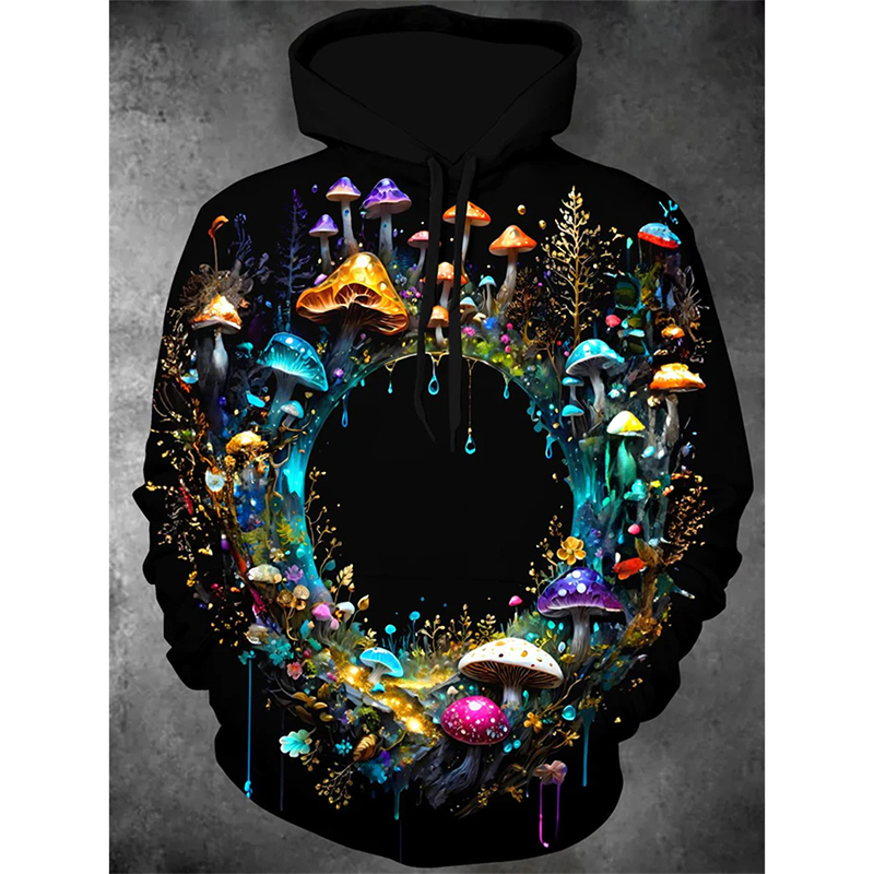 Magic Mushrooms Colorful Essen - Men'S Fashion Essentials 2025 reseña y precio
