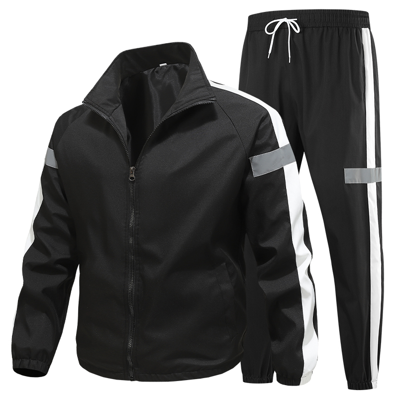 2Pcs Men Tracksuit Hoodie Tops - Jogger Sweatpants Men reseña y precio