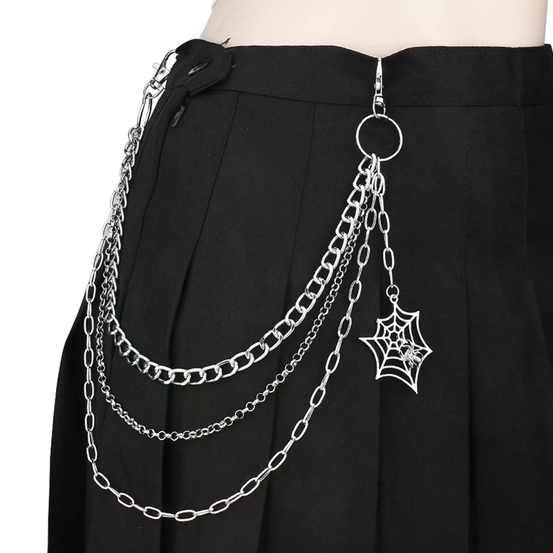 Fashion Punk Metal Pants Chain - Jeans Pants Fashion Men reseña y precio