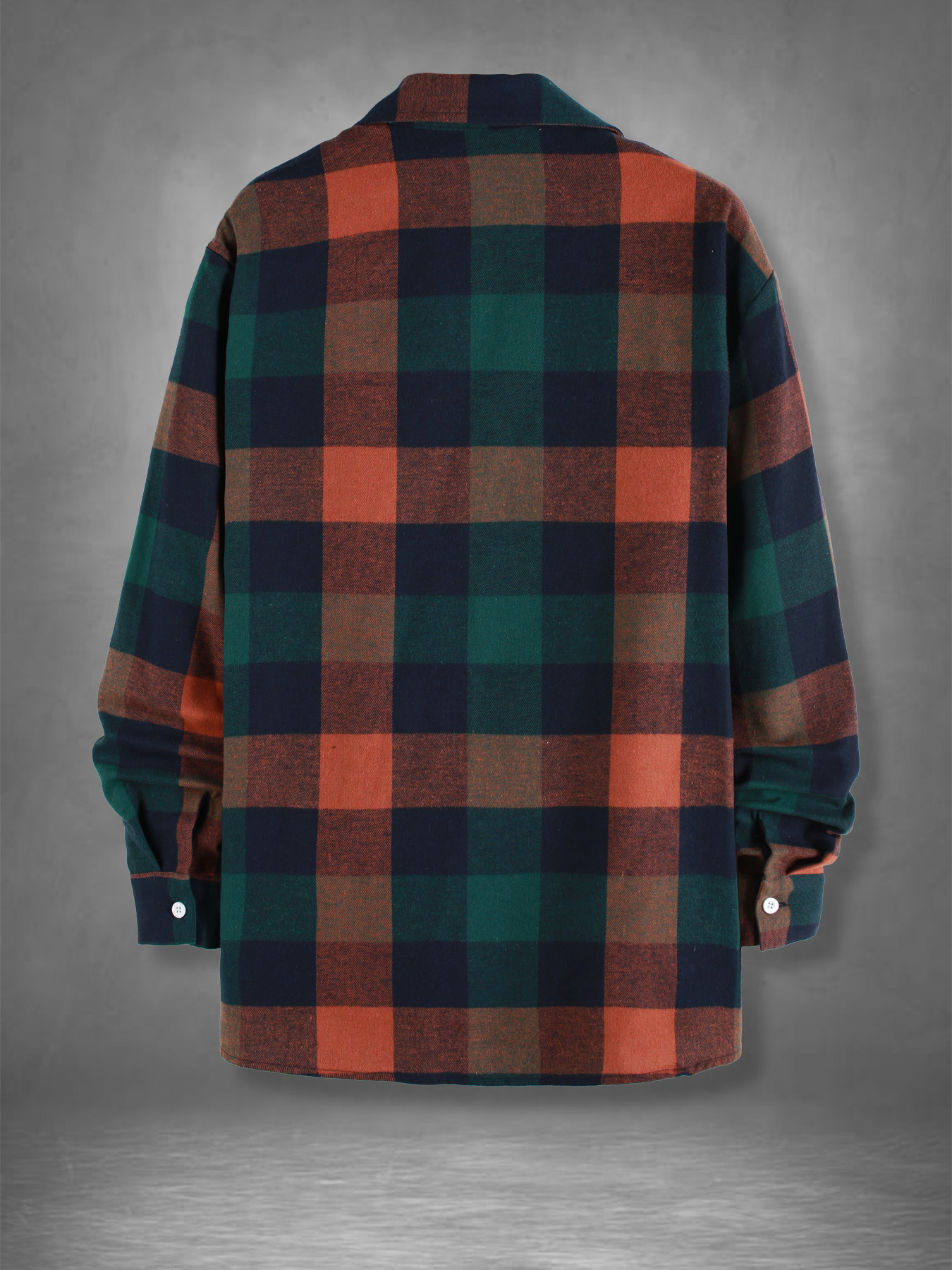 Men's Retro Orange Green Plaid - Mens Fashion Vintage reseña y precio