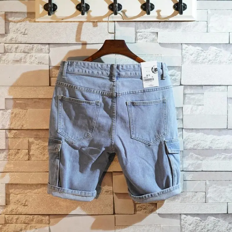 Loose Straight Short Jeans Pan - Jeans Pants Fashion Men reseña y precio