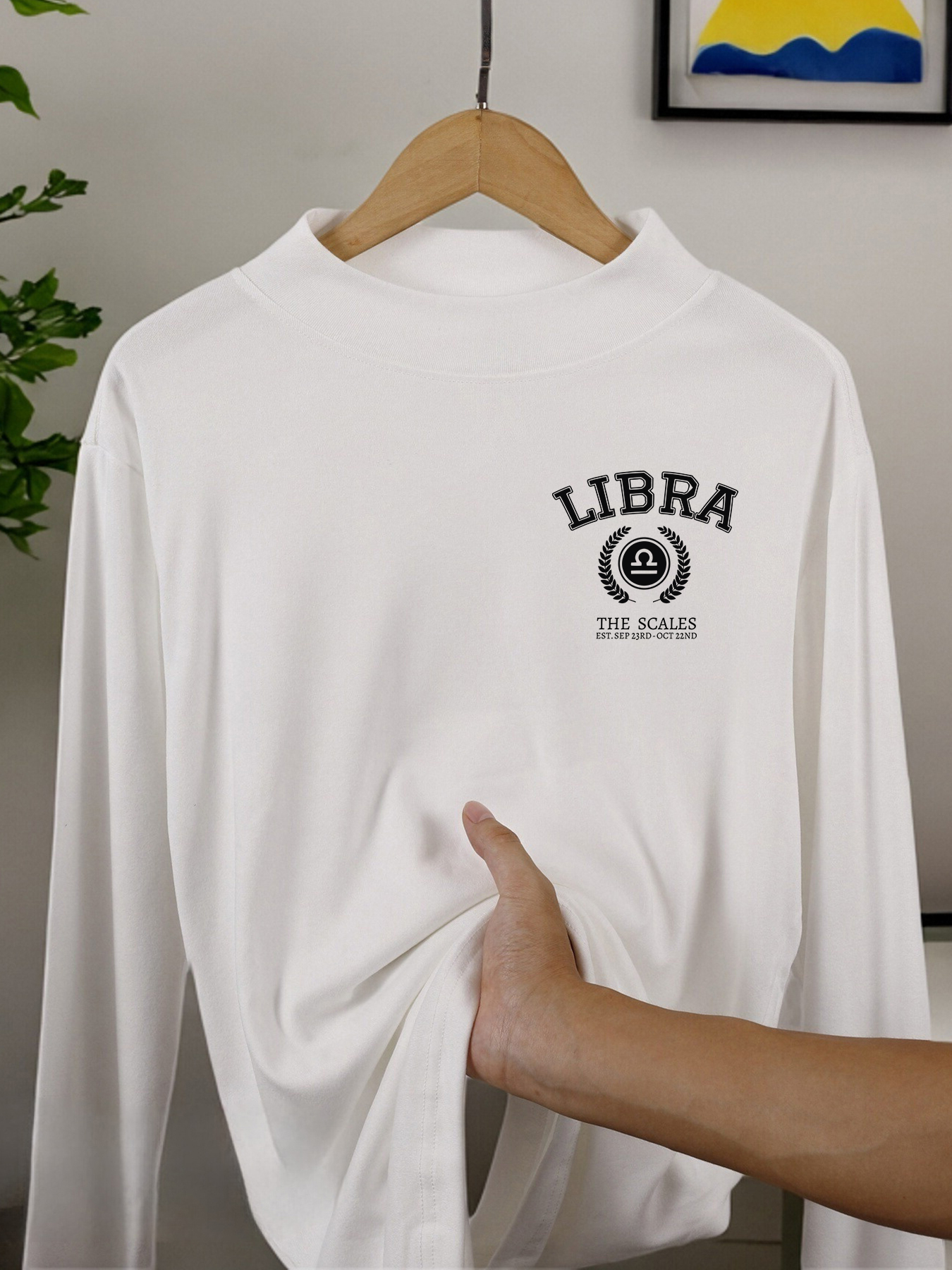 Libra The Scales Print Leisure - Men Fashion Vintage reseña y precio